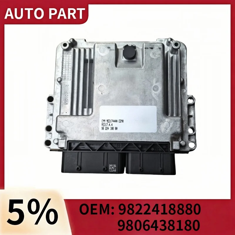 Suitable For Peugeot 3008 5008 SUV New Engine Control Module Unit 9822418880 9806438180 ECU MED17.4.4