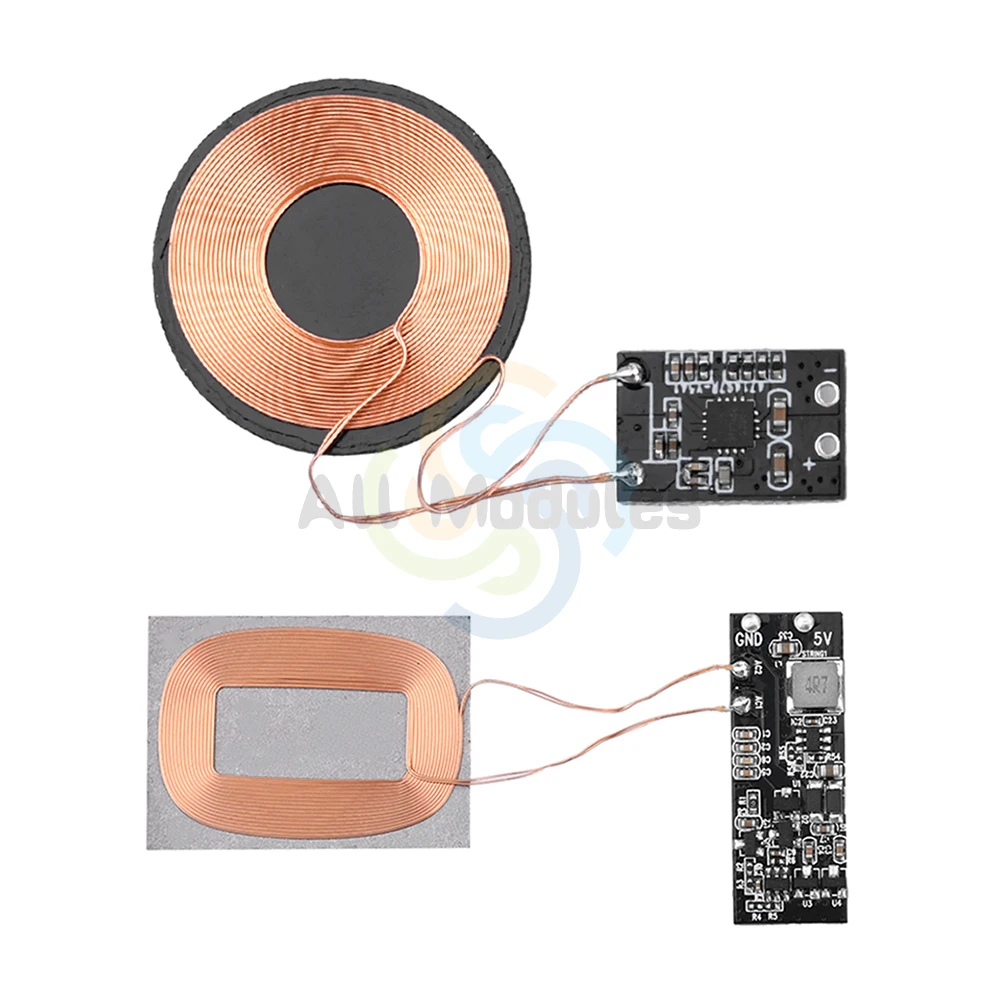 Lithium Battery Wireless Charging 3W/5W Wireless Charging Receiver Module Small Coil Wireless Charger Receiver Module Pcba Board