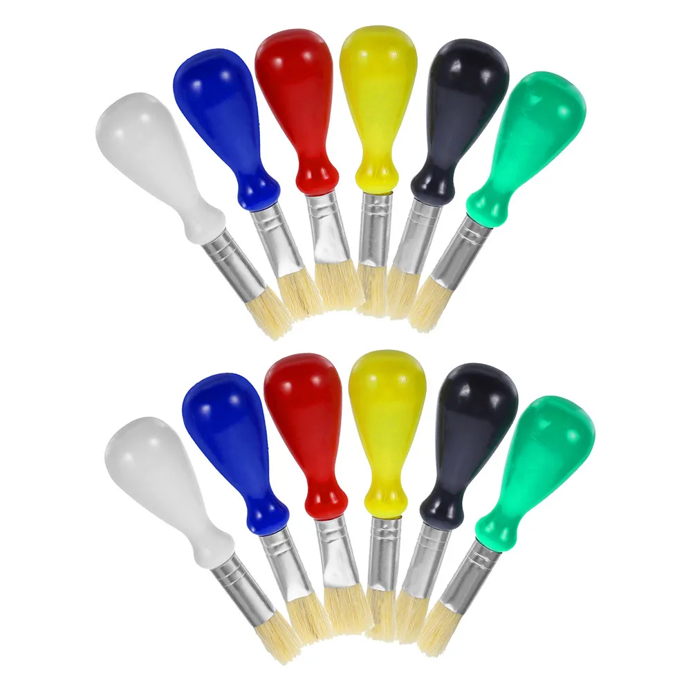 

Набор профессиональных кистей для рисования, 12 шт., с прочным ворсом и удобной ручкой, для художников, акварели, масла, акрила, скетчинга и художественных работ