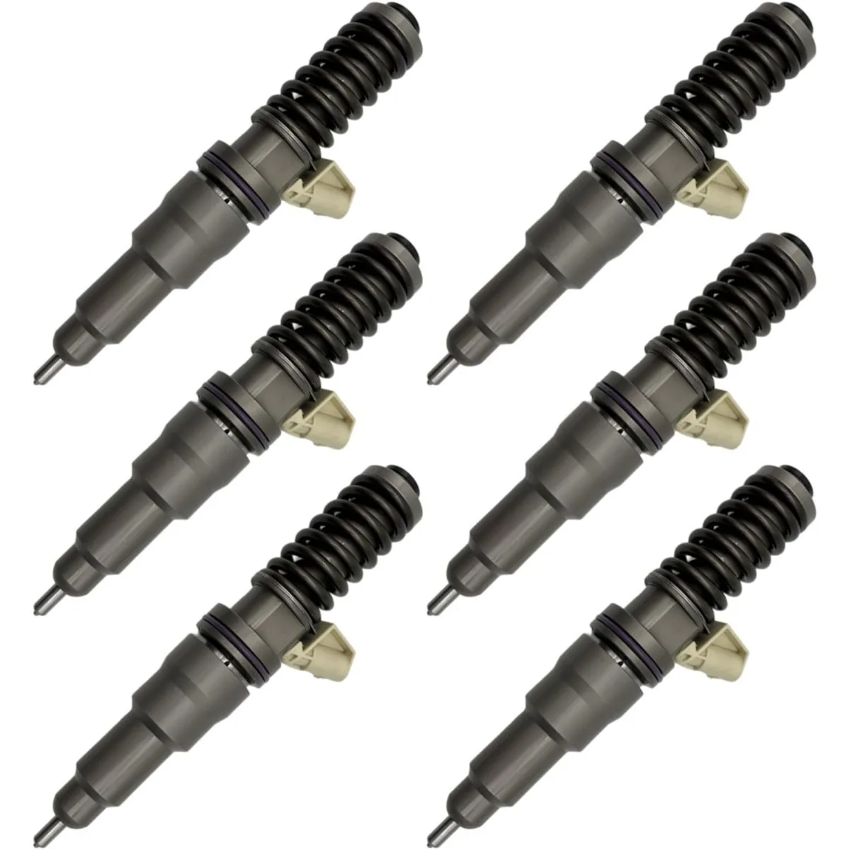 RE533501 DZ121294 BEBE4C12101 Common Rail Injector 6-Pack for John Deere 6135 13.5L Tier 3 Engine 9330 9430 9630 9410R 9510RT