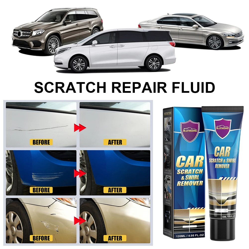 15/60/120Ml Autolak Bescherming Polijsten Auto Polish Verf Restaurateur Auto Polijsten Kit Met Sponzen Auto Kras Reparatie Pasta