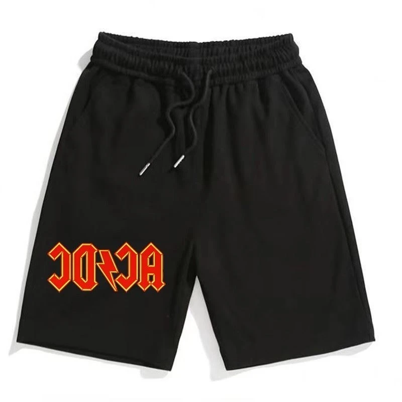 

Ac Dc Band Heavy Metal Rock Shorts Men's Summer Trend Sports Casual Men's Short Pants Male Quick Dry Street Hip Hop Sports