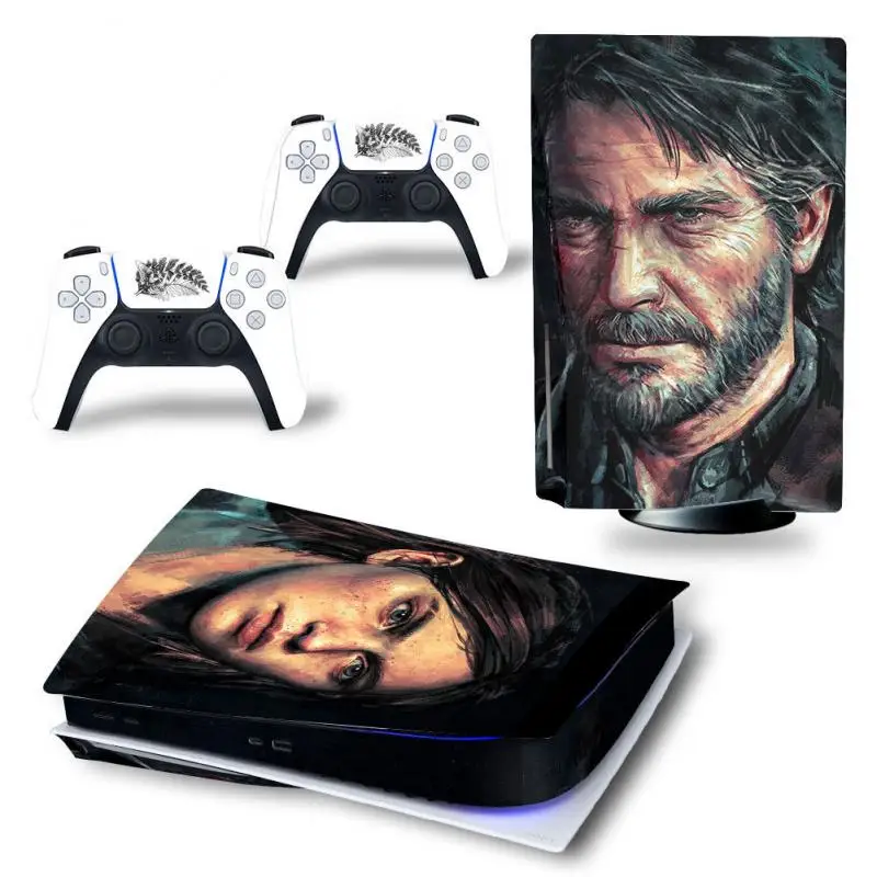 Für ps5 Konsole und 2 Controller ps5 Skin Sticker Aufkleber Abdeckung Vinyl Schutz folie ps5 Disk/Digital Edition Skin Sticker