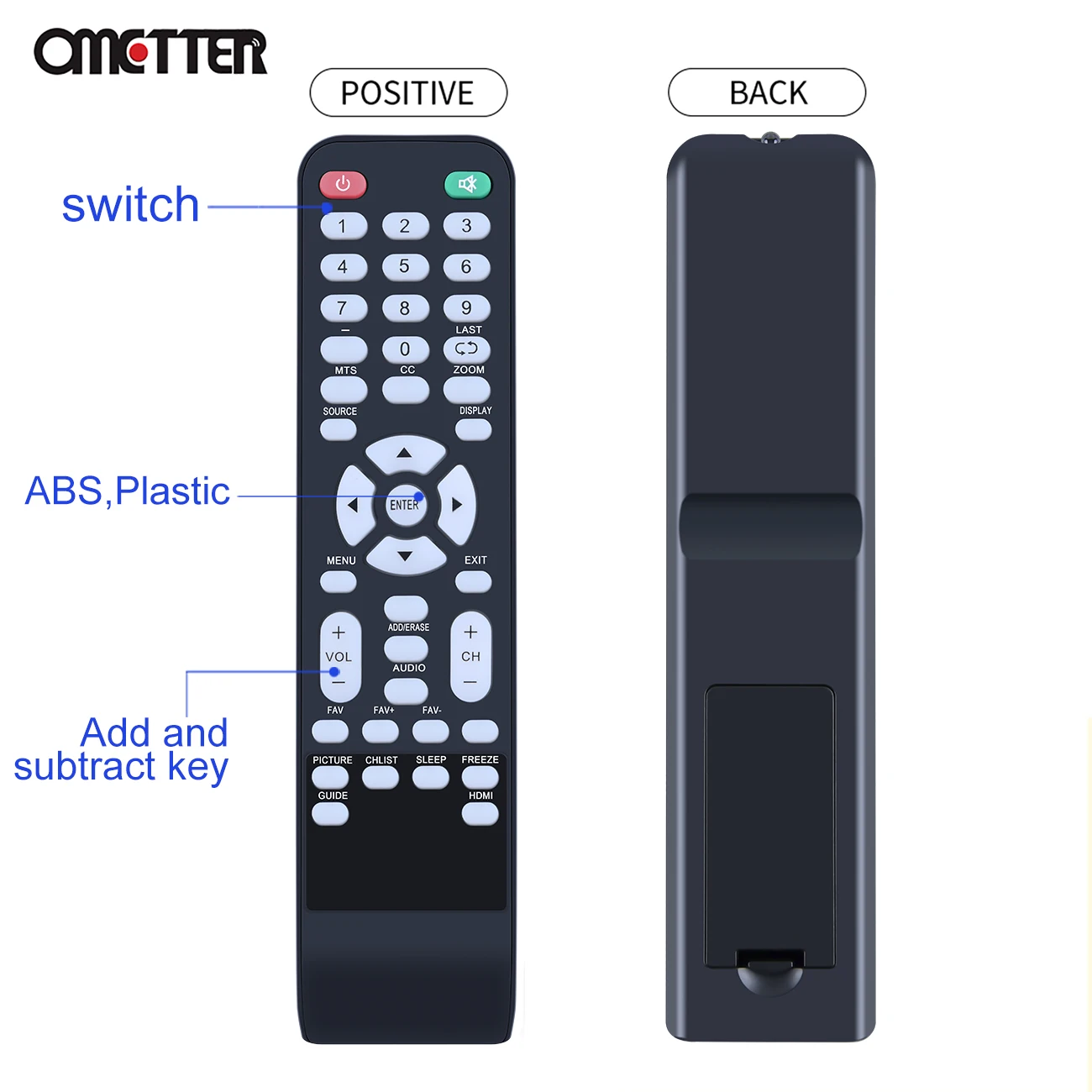 CX-507 for Affinity LE3252 IR TV Remote Control