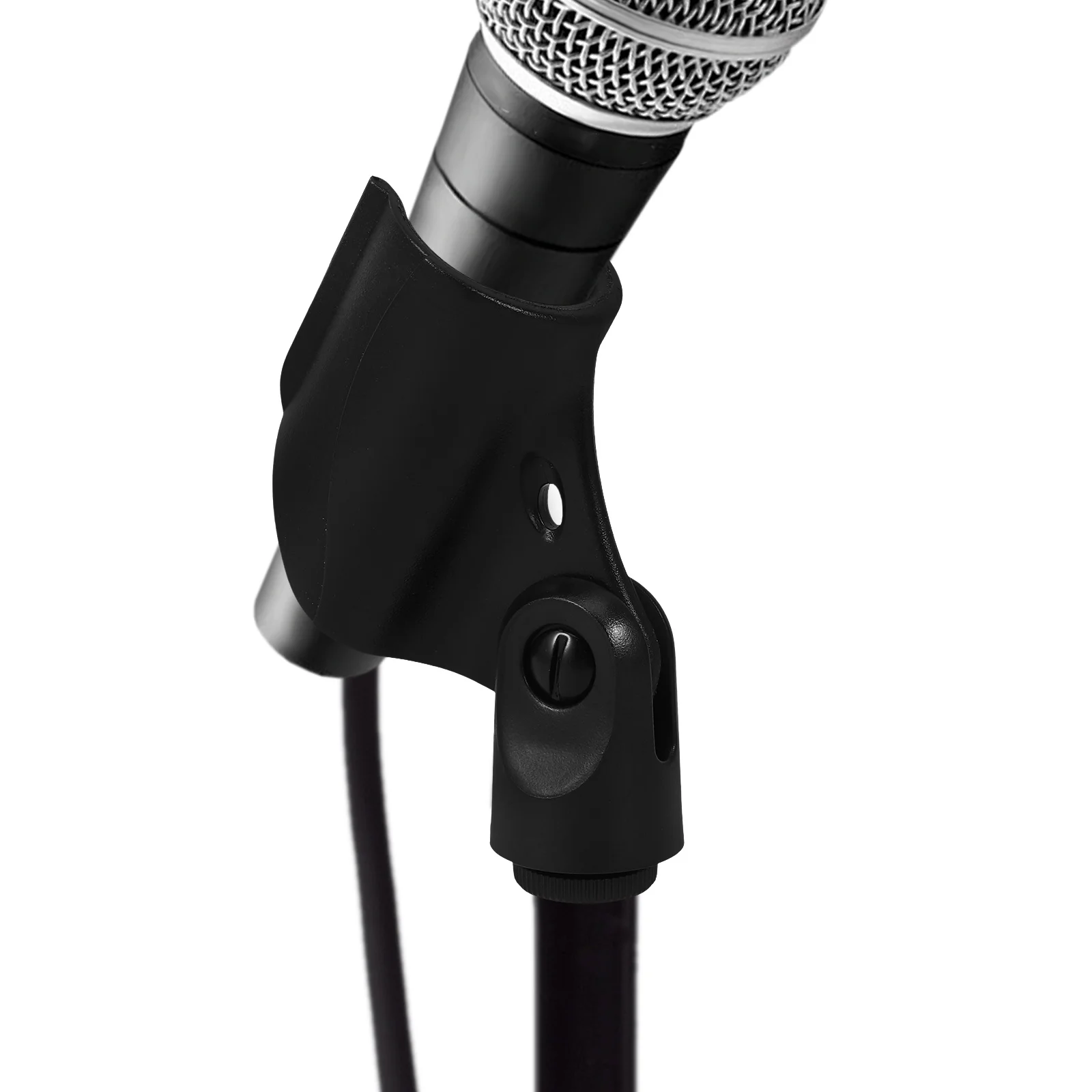 

U-Shaped Clamp 28.5Mm-45Mm Adjustable Universal Microphone Clip For Wired Wireless Mics Plastic Mic Holder Portable Mic