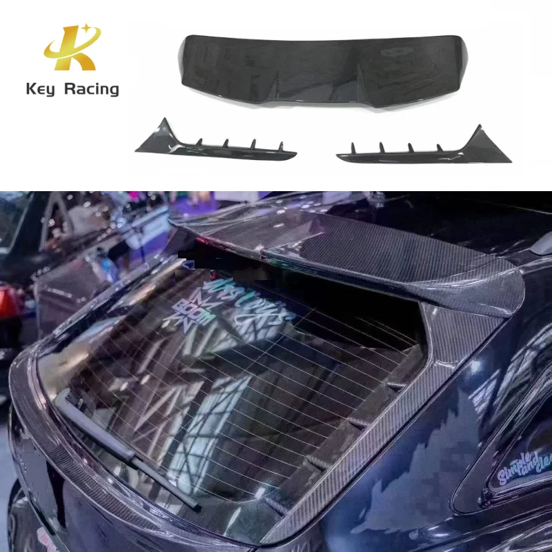 

A6 C8 spoilers & Wings Carbon Fiber Rear Roof Spoiler Tail Accessories For Audi A6 C8 Travel Avant Allroad 2020-2023