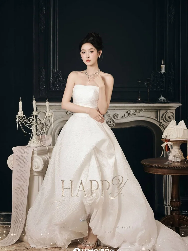 

Новое поступление 2026: Свадебное платье Studio Princess в художественном стиле для фотосессий на день рождения, создающее эффектное впечатление, класса люкс, легкое, для женщин