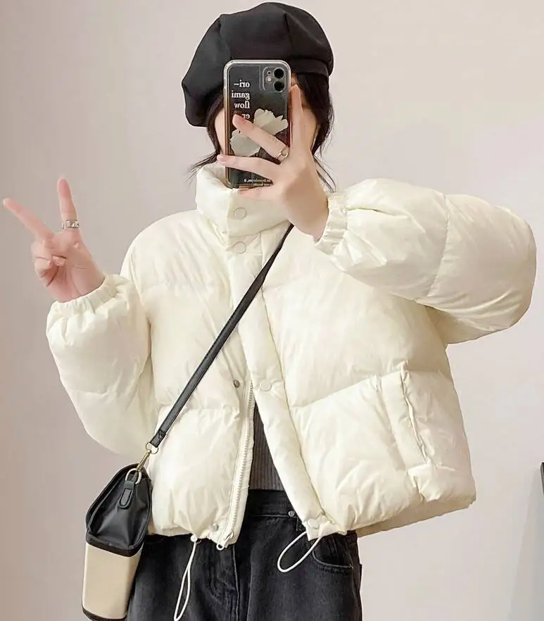 

Парки женские из натурального кроличьего меха, зимние полиамидные мягкие пуховые парки с длинной молнией, двухслойные, с несколькими карманами, скрытые, для треккинга, пешего туризма