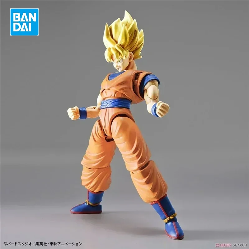 

In Stock Bandai Figure-Rise Standard Dragon Ball Super Saiyan Goku Assembly Anime Action Figure Model Doll Toy Kids Hoilday Gift