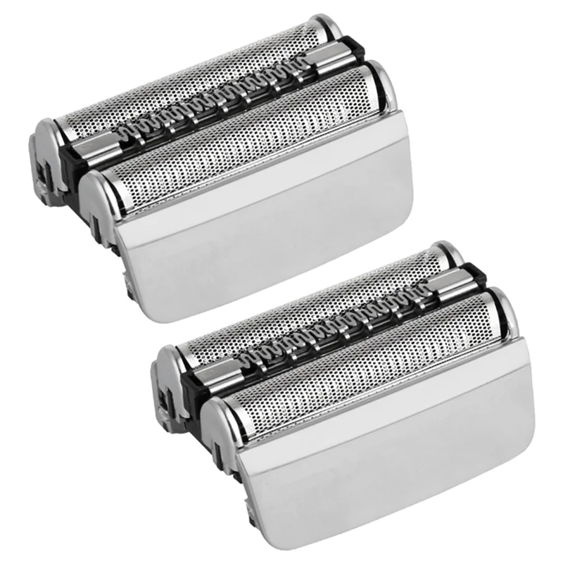 BAAO-2 Pack Series 8 83M Electric Shaver Head Silver Plastic+Metal For Braun S8 Electric Razor Blades Model 8370Cc,8340S,8350S,8