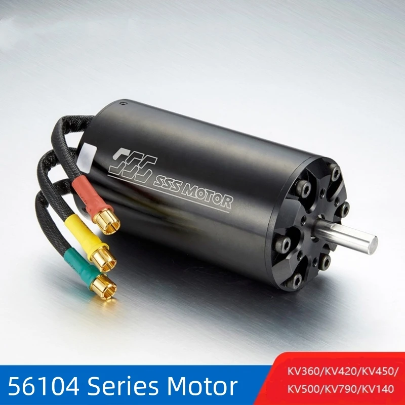 TFL SSS 56104 56114 56123 KV230 KV420 KV500 KV700 KV1000 6 Poles Inner Brushless Motor Engine for RC Electric Boat / Surfboard