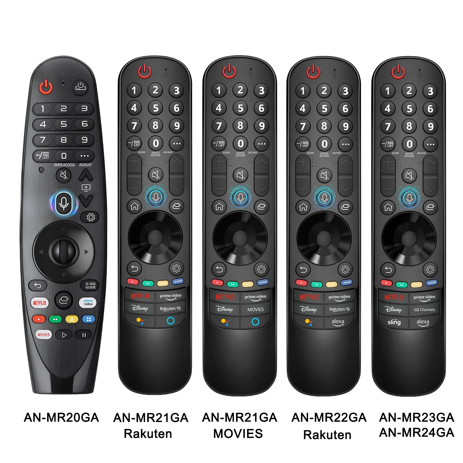 

Replacement for L-G Magic Remote with Voice and Pointer，Compatible with 2019-2024 L-G Smart TVs OLED, QNED, UHD, LED, LCD