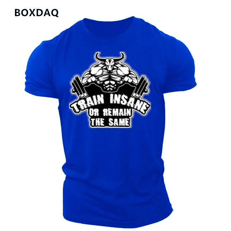 Beast Style Workout Weightlifting Pattern Men\'s Sporty T-Shirts Summer Short Sleeve 3d Print Gym Fitness Sports Muscle Male Tops