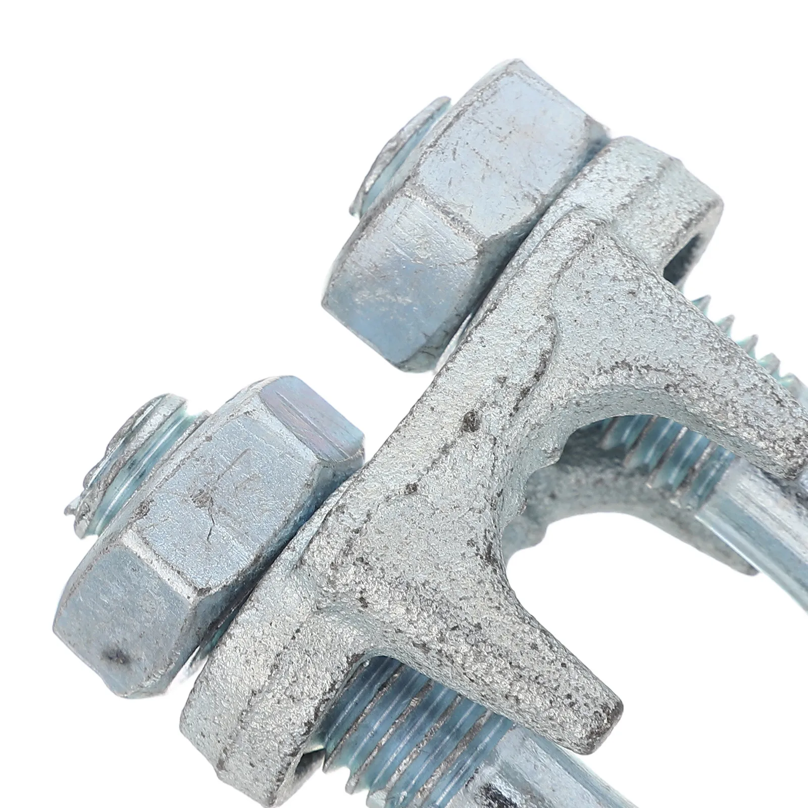 2Pcs Wire Rope Clamp Steel Cable Clamp U-Bolt Saddle Fasteners Thread Diameter 13.6mm for Construction Rigging Heavy Duty