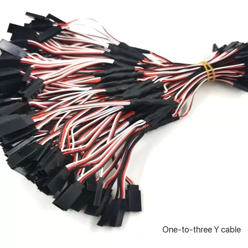 Cabo de extensão servo linha Y, modelo de carro, modelo de navio, modelo de aeronave, cabos de conexão macho e fêmea, 1To2/1To3/1To4