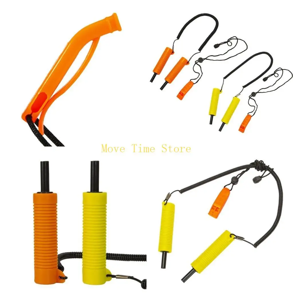 92ME معدات الطوارئ غير المسامير غير المقصودة مع صفارات مجموعة الجليد الفولاذية لصيد الأسماك الجليدية