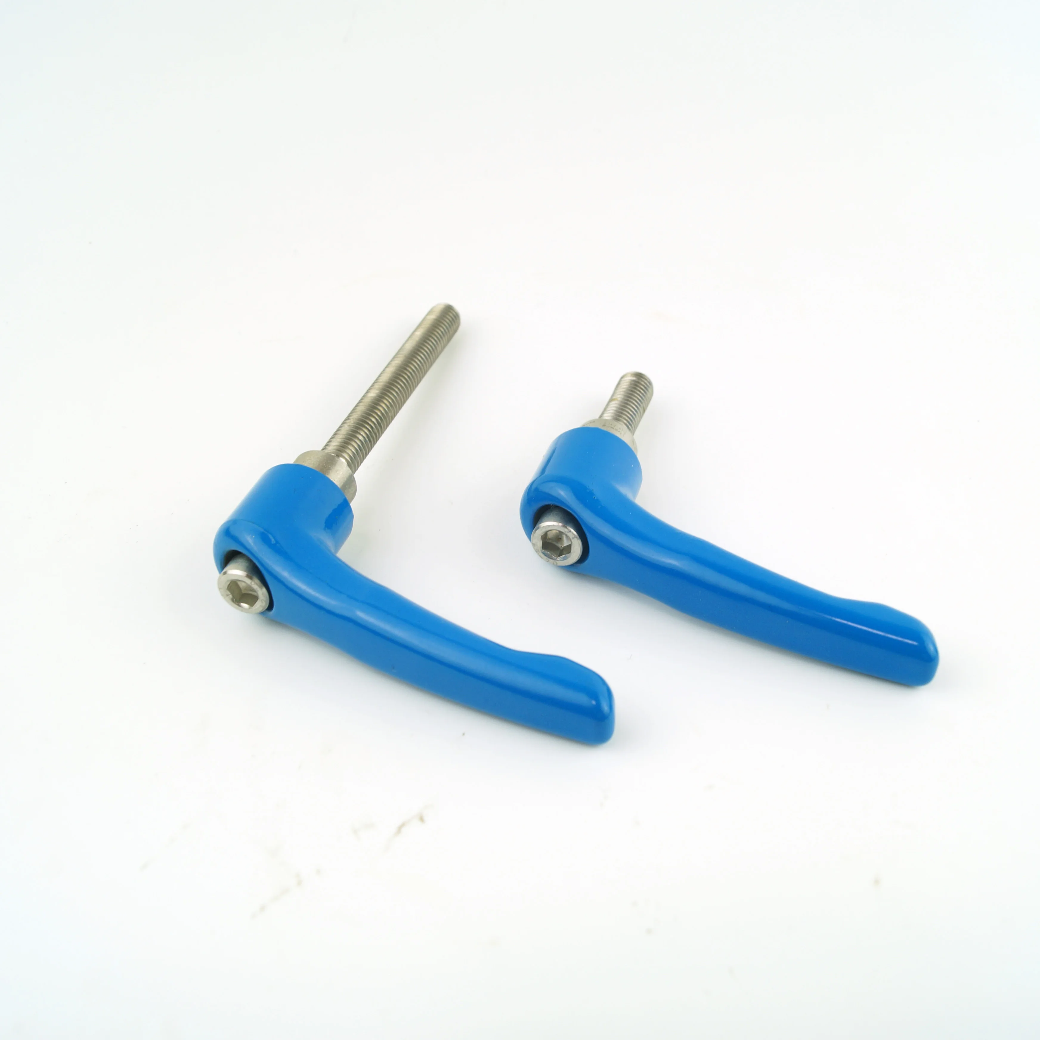 M8 BLUE AISI304 Stainlesss Steel Clamping Handle Tension Levers ,Solid Adjustable Handle