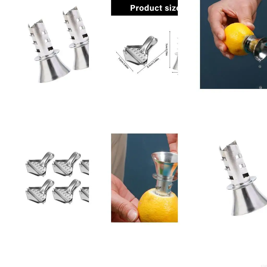 

97QD Steel Manual Juicer For Citrus Fruits Easy Squeezes Cooking Bartending
