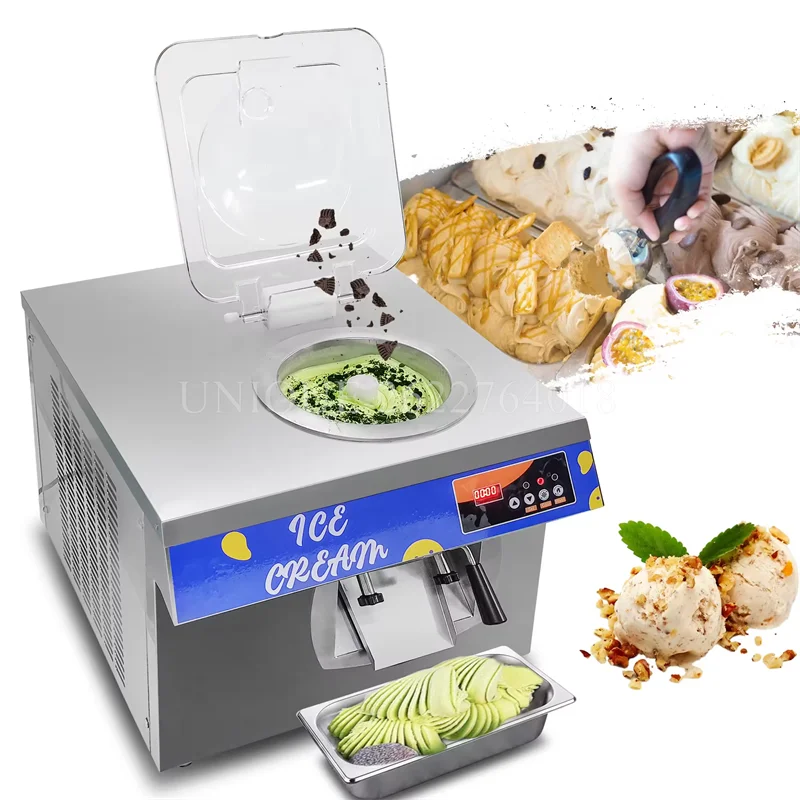 Commercial 6L Desktop Hard Ice Cream Machine Night Keep Fresh Free Wash Gelato Icecream Making Machine for Party Equipment