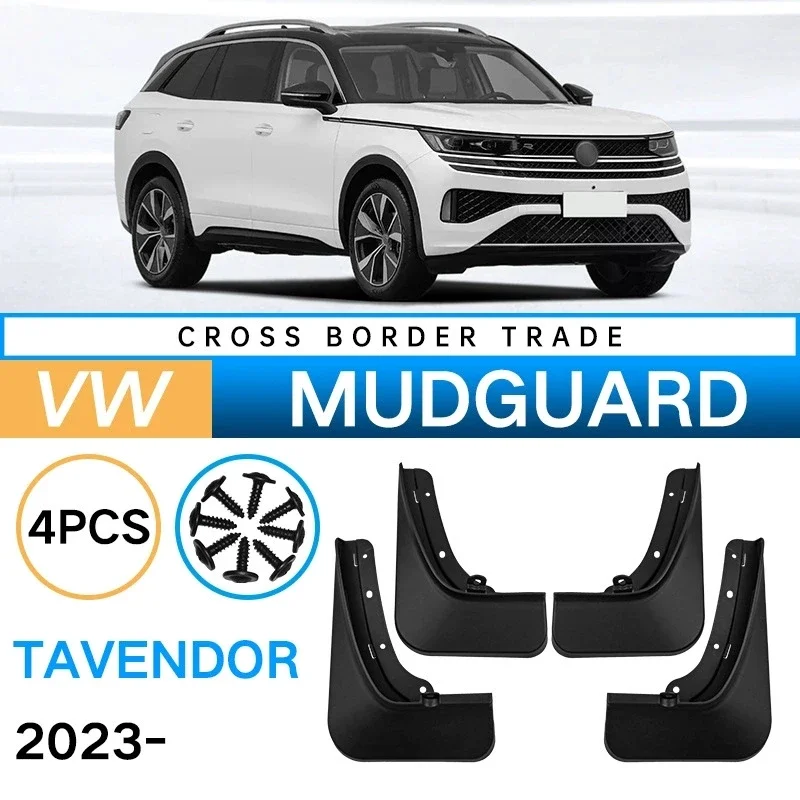 4PCS Front Rear Wheel Mudguards For Volkswagen Tour Tavendor 2023 Sedan Touring Splash Guards Fender Mud Flaps