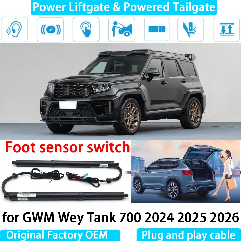 

for GWM Wey Tank 700 OEM Automatic Electric Power Liftgate Powered Tailgate Strut Tail Gate Lift System Rear Trunk Opener