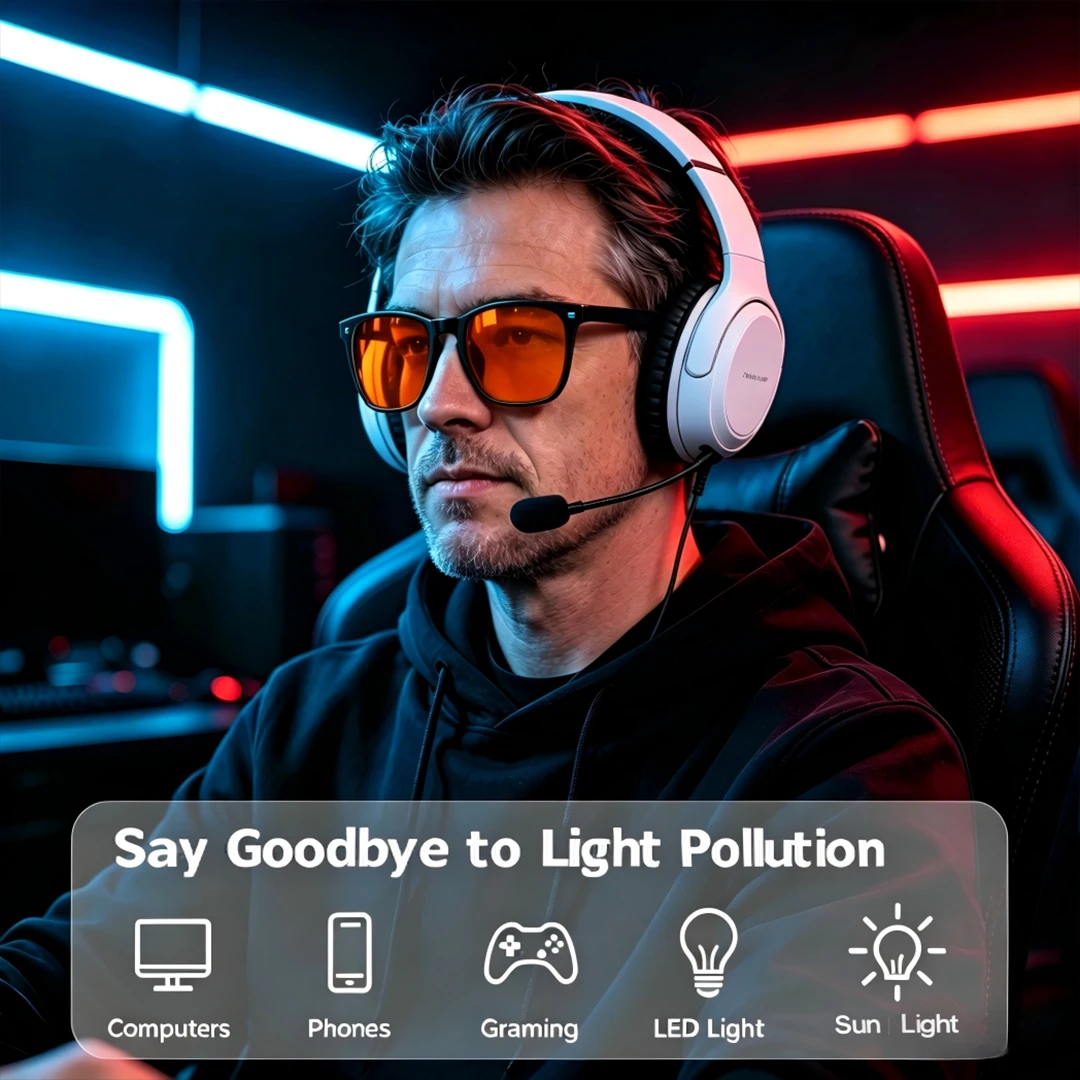 99.9% Blue Light Blocking,Computer Reading/Gaming/TV/Phones Glasses for Women Men
