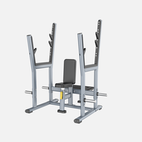 MND Fitness Gym Equipment Seated Bench Press Machine Multi Purpose Benches Barbell Squat Rack Gym Weight Lifting Bench FF51