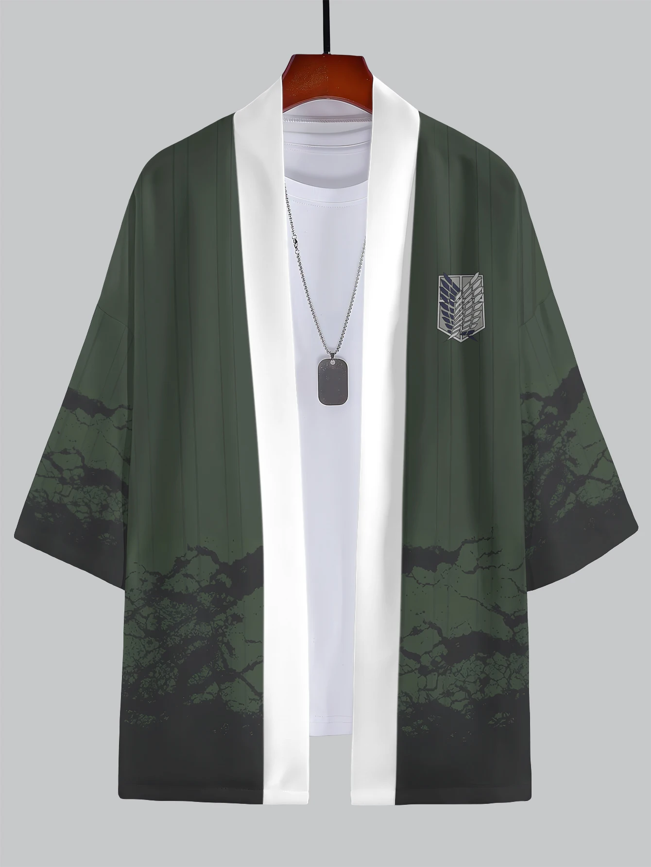 2025 New Summer Men's 3D Kimono Bundle - Anime & Traditional Prints