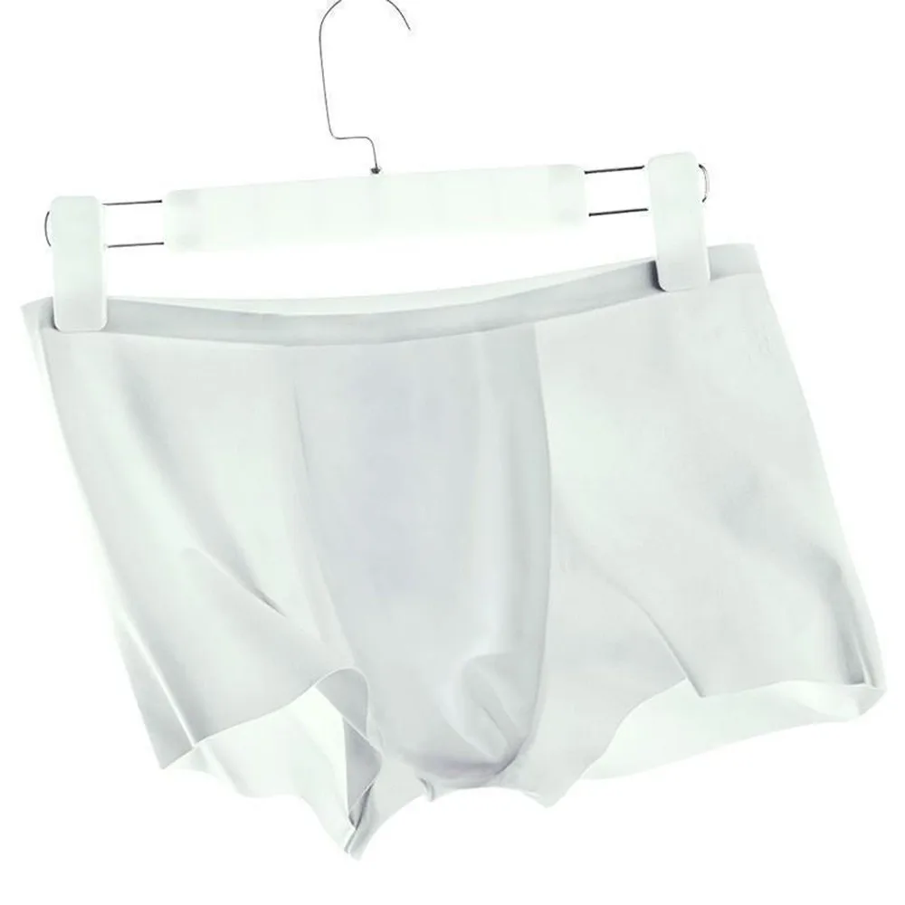 Cuecas Boxer Transparentes Ultrafinas Para Homens, Roupa Interior Transparente Sexy, Shorts De Bolsa De Bojo, Cuecas Elásticas, Lingerie Pura Respirável