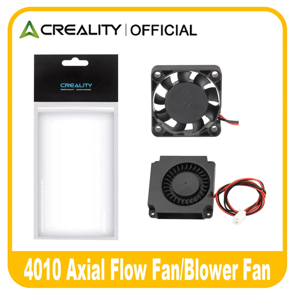 Creality 4010 Axial Flow Fan/Blower Fan 24V Dual Ball Bearing Radiator Radiatorfan Cooler 3D Printer Parts 40*40*10mm for CR-10