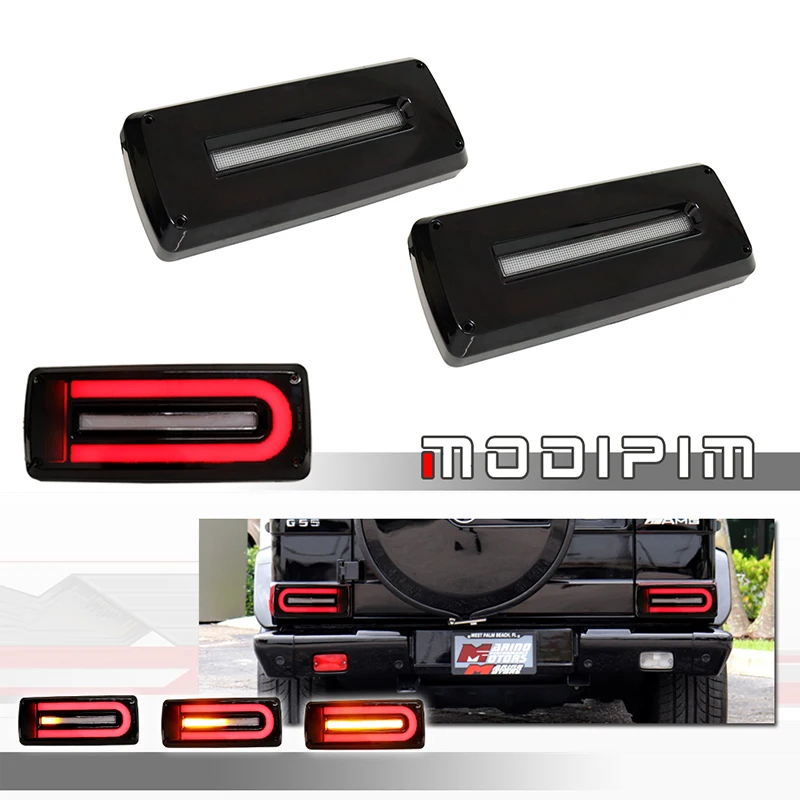 RearTail/BrakeLEDLightw/SequentialTurnSignalForMercedesBenzG-ClassWagonW463G500G63G65G55AMGG5504X41999-2018-AliExpress34