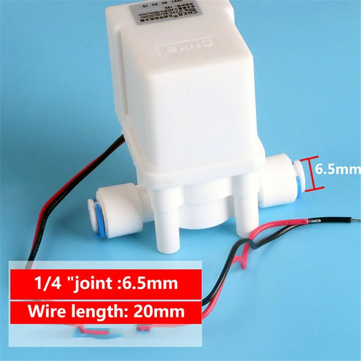 A78I CNKB DC24V RO Water Purifier Solenoid Valve with 300cc Limit and 18 Seconds Automatic Flush Solenoid Valve