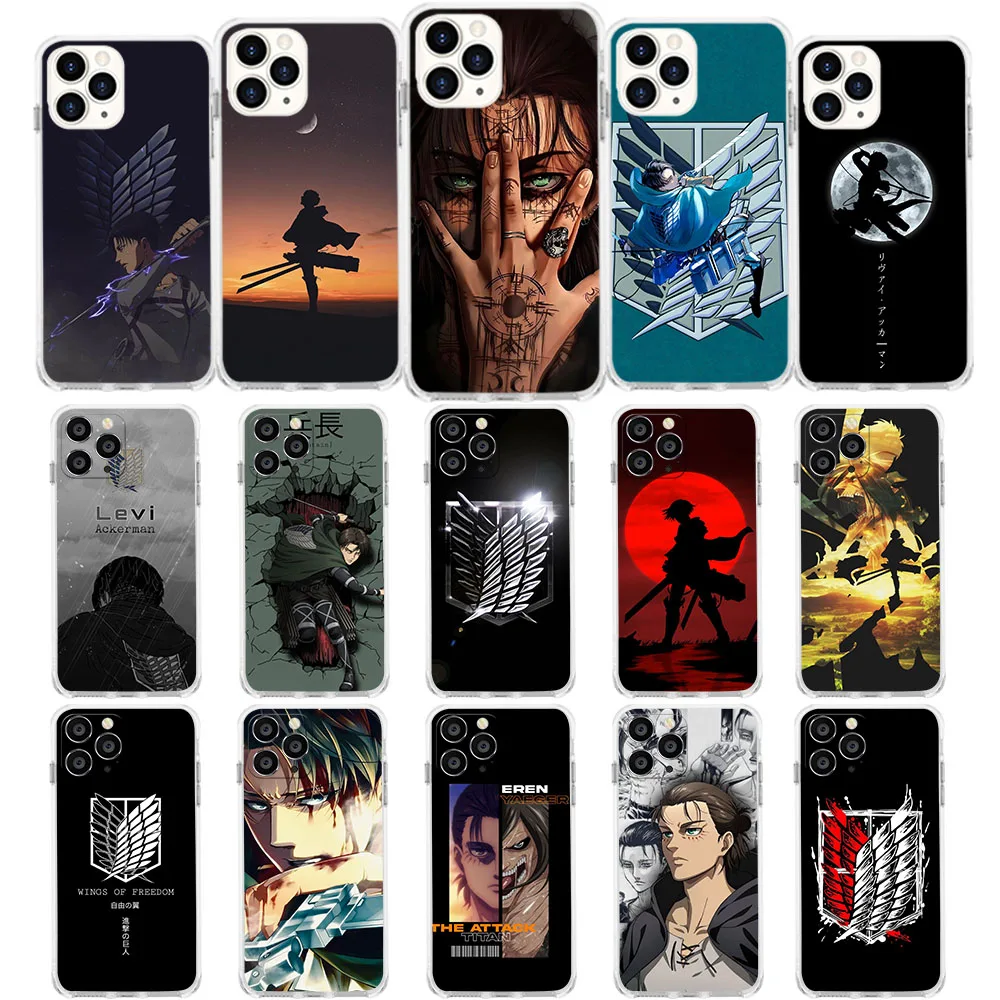 AK-3 Attack On Titan Levi Soft Case for Tecno Camon Spark Go 7 7P 7t Pro 8 8P 16 17 17P 8C 5 6 AIR