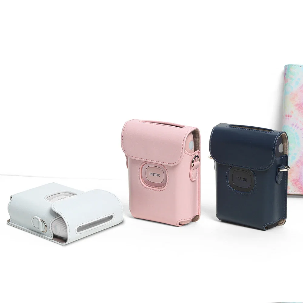 NeW For Fujifilm Instax Mini Link 2 Printer Camera AcLinkcessory PU Leather Instant Camera Shoulder Bag Protector Cover Case