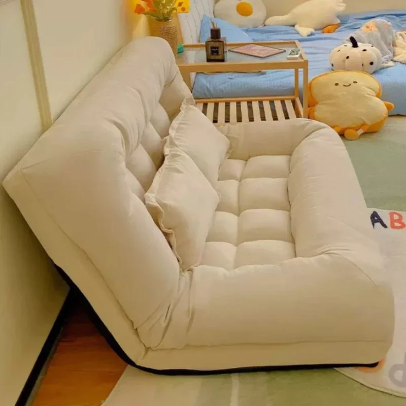 9New Girly Aesthetic Compressed Sofa Recliner Velvet Oversized Modern Living Room Sofas Loveseat Reading Couch Wohnzimmer Furnit
