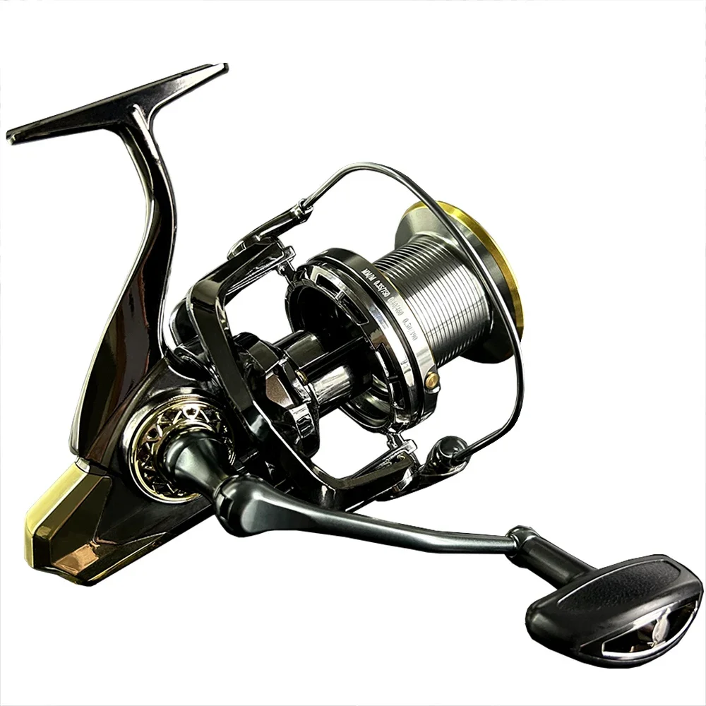 

JOSBY All Metal Spinning Fishing Reel Freshwater/Saltwater Carp Wheel Double Brake 30KG Braking Force 4.6:1 Gear Ratio Pesca