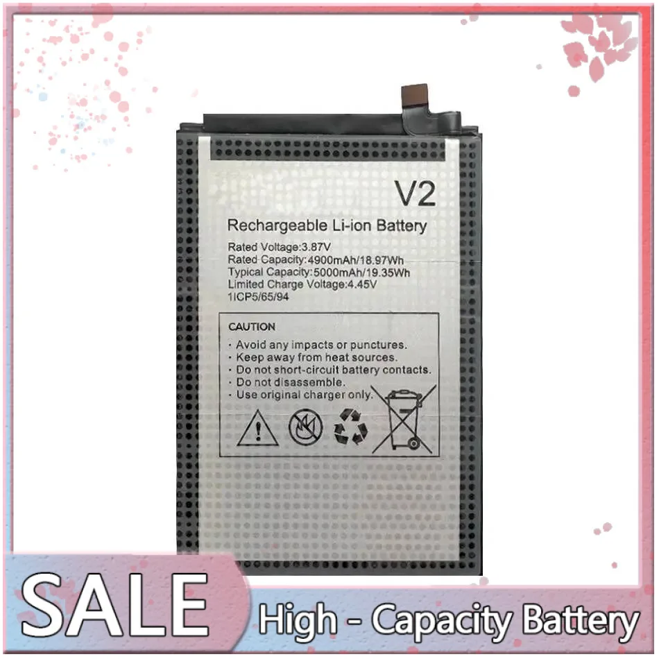 

Mobile Phone Battery 5000Mah Premium Replacement Safe For Vocal V2