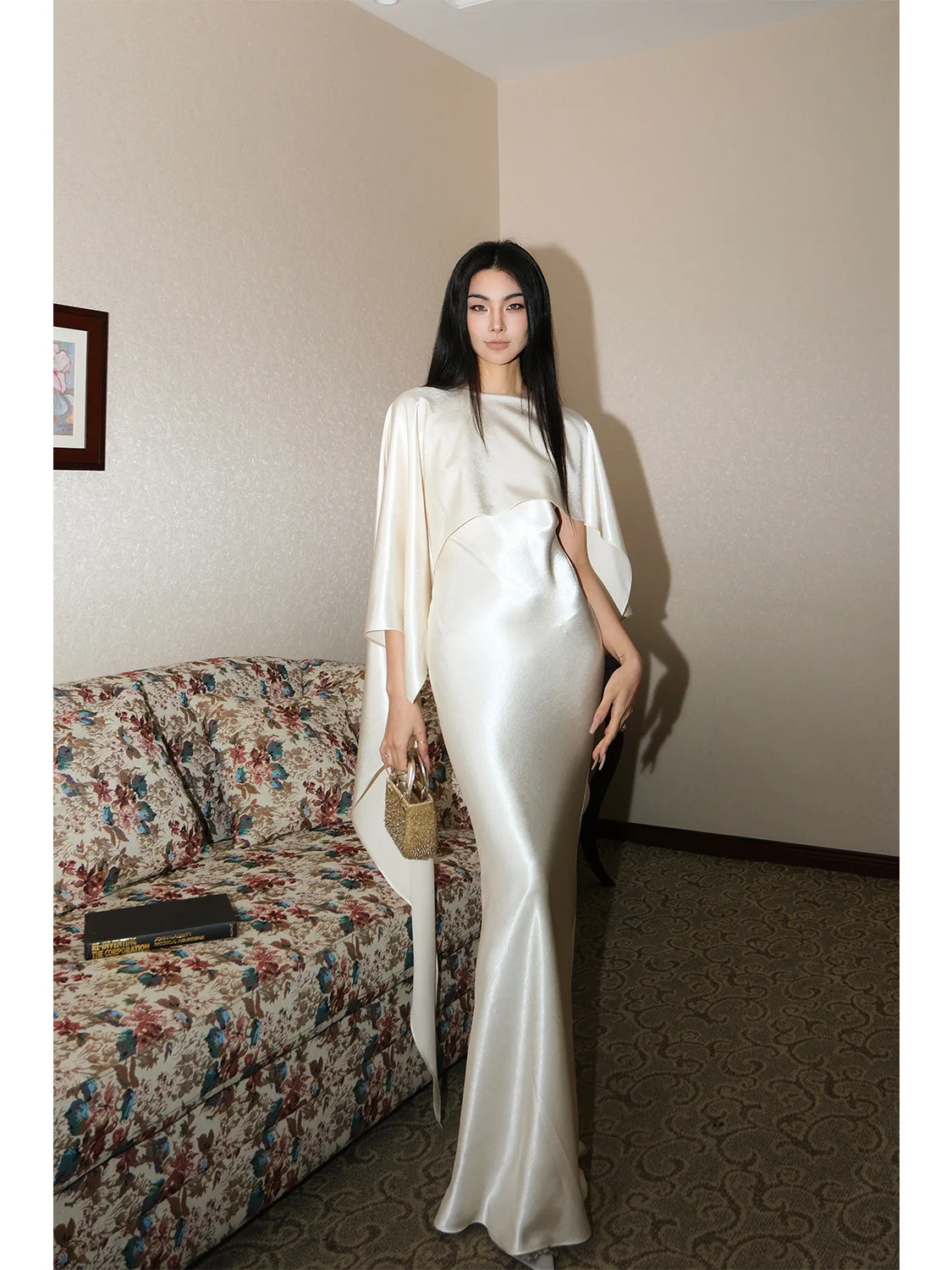 

Ele Bal Design Evening Gown for Host Wedding Par Performance Long Skirt Faion High Waist Other Material Dr