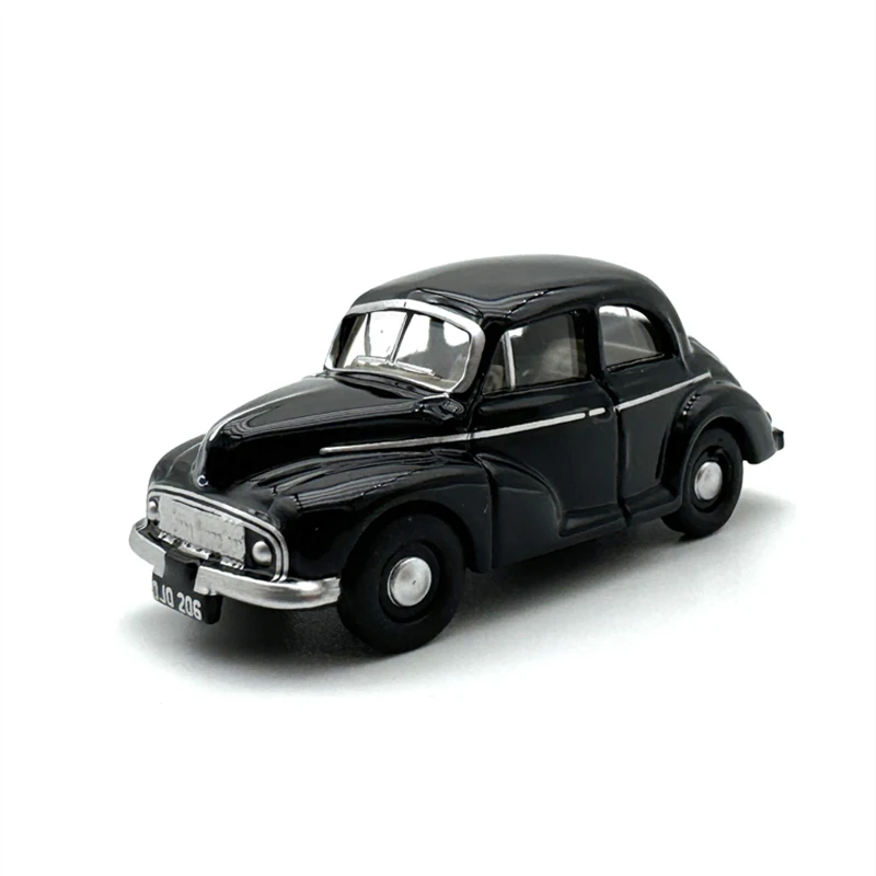 OXFORD 1:76 Scale Diecast Alloy Morris Sedan Black Toys Vintage Cars Model Classics Nostalgia Adult Souvenir Gift Static Display