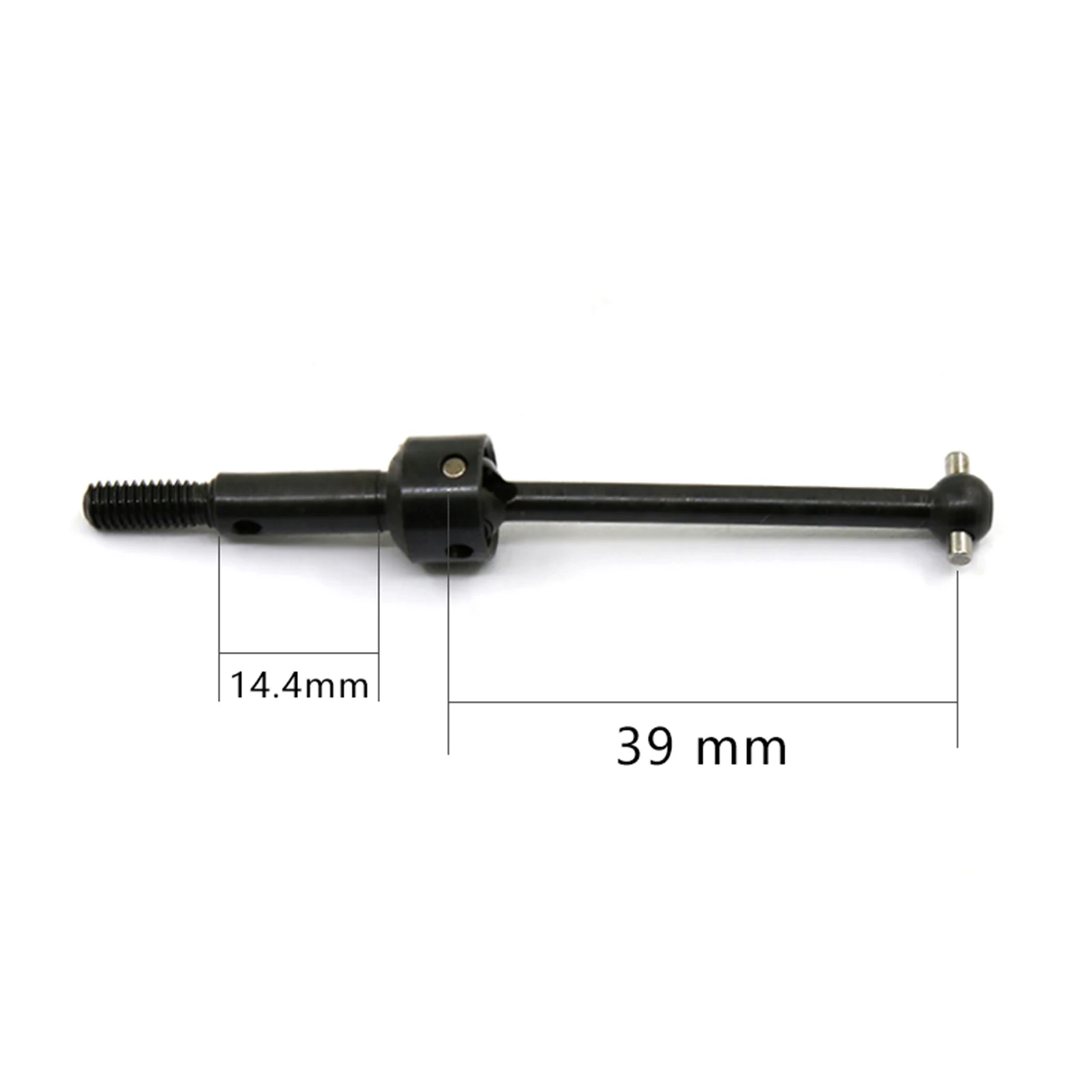 2pcs Metal Universal Swing Shaft CVD 53792 for 1/10 RC Car Tamiya TT-01 TT01 TT-02 TT02 TA04 Upgrade Parts（39MM)