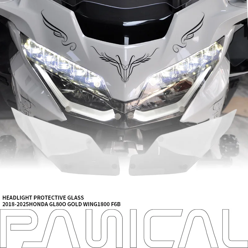 

PANICAL goldwing headlight glass cover for Honda Goldwing GL1800 F6B 2018-2025 headlight glass cover Accessories lens cover