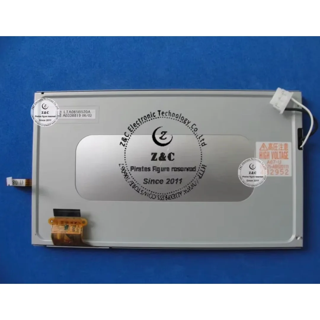 LTA065B520A Original A+ grade 6.5 inch LCD Display Panel  with Touch Screen Digitizer for Car GPS Navigation System for Toshiba