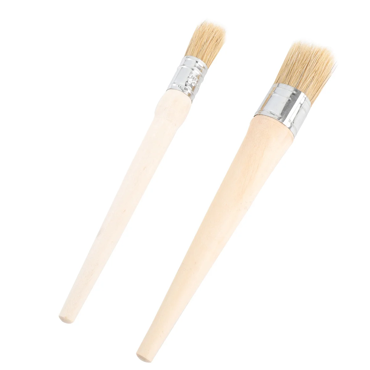 

2 Pcs Paint Brush Round Brushes Painting Tool Paintbrush Wall for Home Wooden Fence