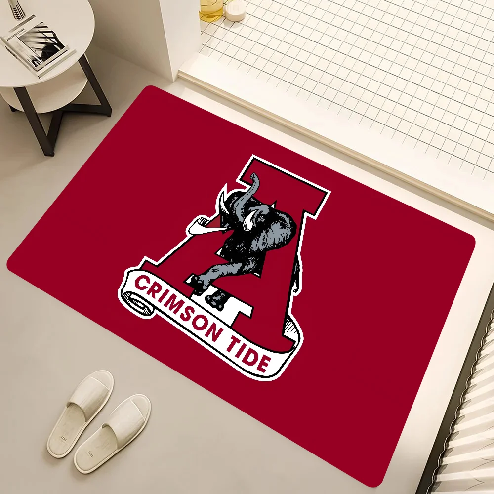 A-Alabama C-Crimson المد الحصير باب المنزلية القدم الحصير الحمام ماصة عدم الانزلاق الحصير المطبخ الحصير #5