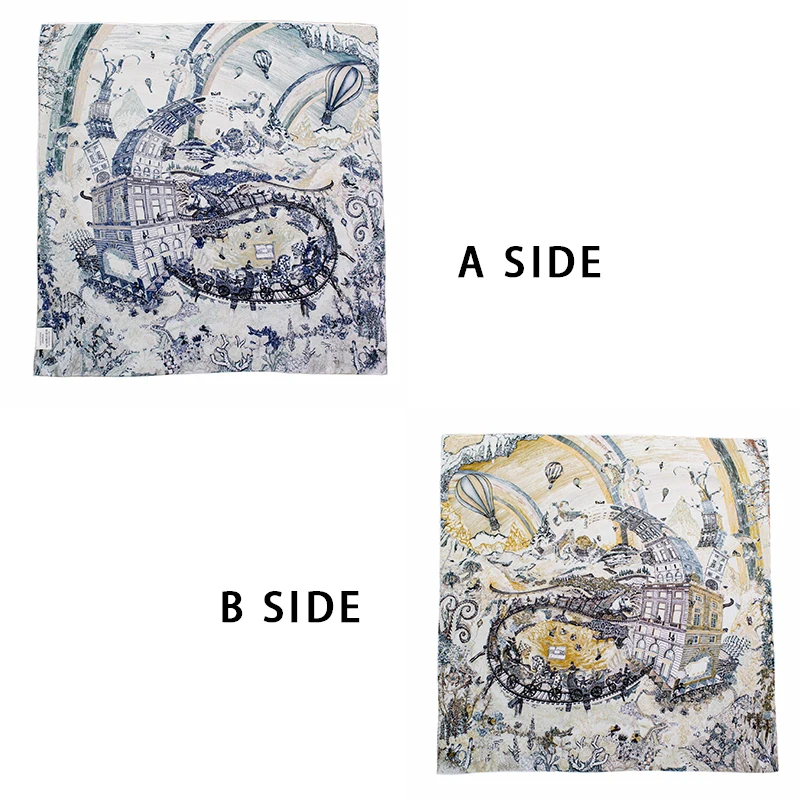

Double Side Twill Scarf Small Square Bandanas Scarves Neck Clothing Accessories Valentine's Day Christmas Gift