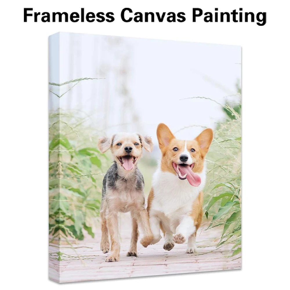 1 pieza de cuadros personalizados sin marco con fotos de perros para diseño del hogar, pósteres e impresiones para sala de estar, Cuadros Abstractos Modernos