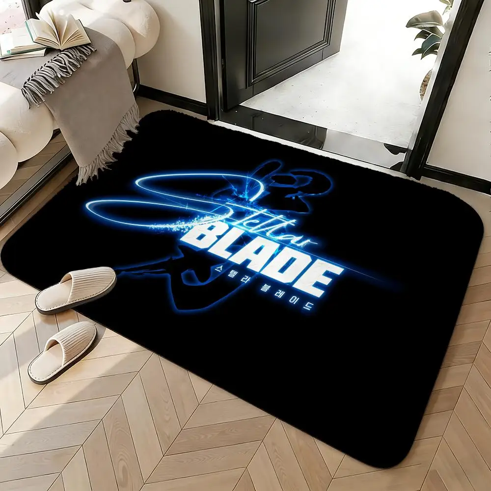 Soft Absorbent Non-Slip Rug Game Stellar Blade Floor Mat Home Decor Doormat Bedroom Floor Mat Shower Carpet