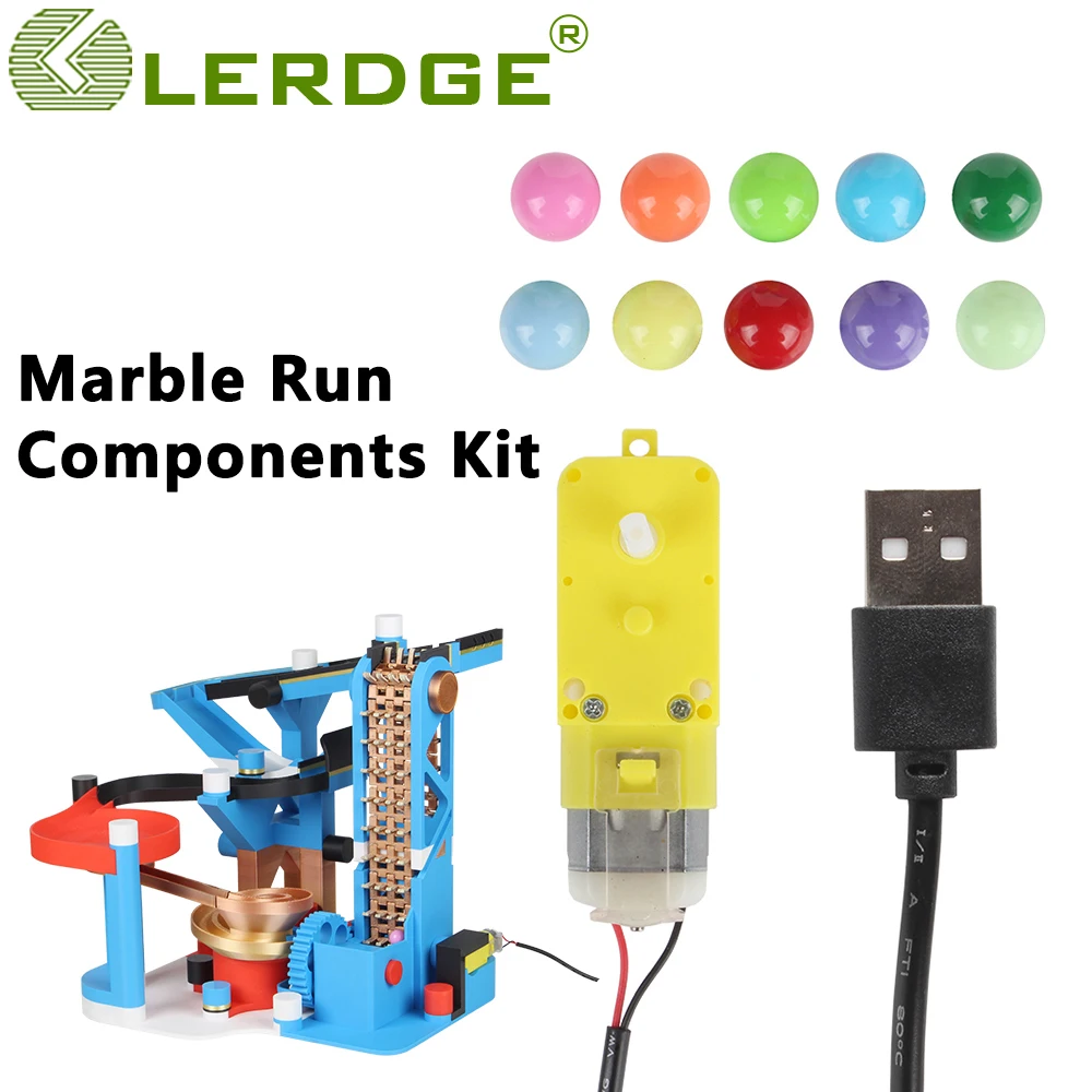 LERDGE 3d printing creative models For Bambu Lab Marble Run Components Kit MH003 3D Print Parts Model Kit 3d Printer Accessories