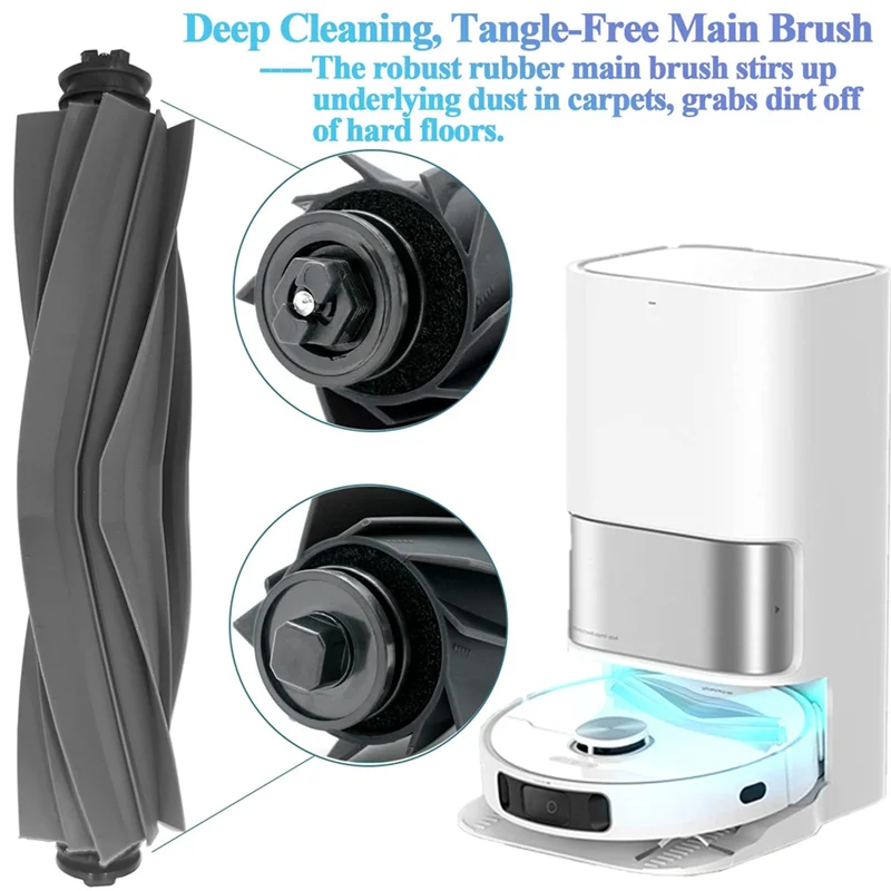 A005-Accessoires Kit Voor Dreame Tech L10S Ultra/L10 Ultra Robotstofzuiger, Hoofdborstel Hepa Filter Zijborstel Mop Pads Stofzakken