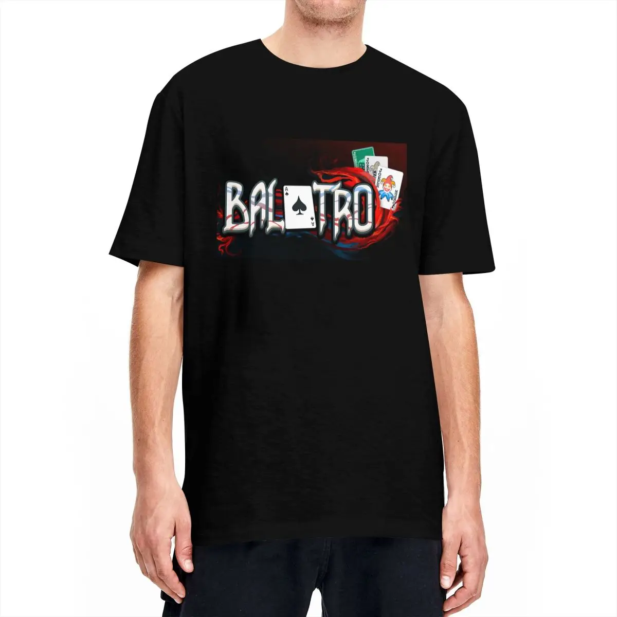 T-shirt da gioco Balatro Poker T-shirt Harajuku T-shirt divertenti a maniche corte T-shirt oversize traspiranti in cotone estivo